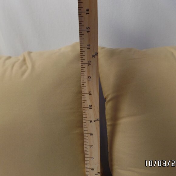 Fall Tapestry Pillows Trees Set of 2 15x15 Excellent Condition - Picture 4 of 6